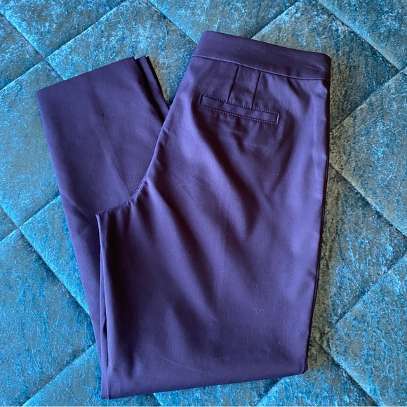 Tory and Burch Callie Navy ankle pants NWOT - Picture 3 of 7